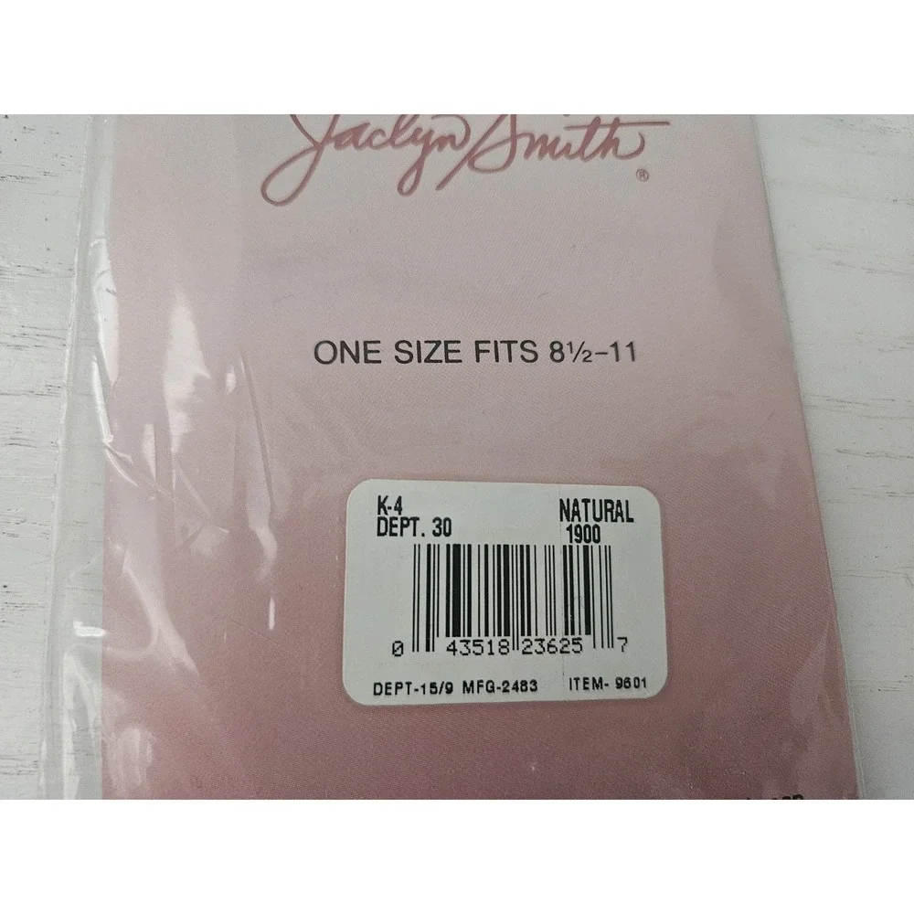 VTG Jaclyn Smith Silky Sheer Color‎ Natural Nylon Pantyhose Lycra